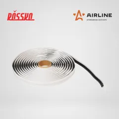 ADGC047 AIRLINE Лента-герметик для вклейки стёкол фар и фонарей, бутиленовая, d 7.9*5,5м, черная