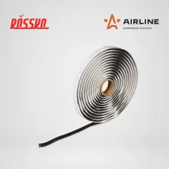 ADGC047 AIRLINE Лента-герметик для вклейки стёкол фар и фонарей, бутиленовая, d 7.9*5,5м, черная