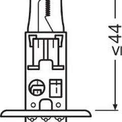 64150NBS-HCB Osram Комплект ламп H1 12V 55W P14.5s NIGHT BREAKER SILVER +100% больше света 2 шт., 1 комплект