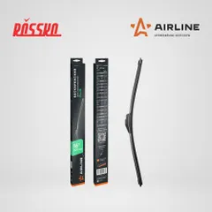 AWBBN400 AIRLINE Щетка стеклоочистителя бескаркасная PLUS 400мм (16 ) 1 адаптер (Hook 9x3, 9x4 - Крючок 9x3, 9x4)