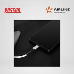ACH-C-43 AIRLINE Кабель USB - Lightning для Iphone и Ipad, 1 метр, белый Soft-Touch