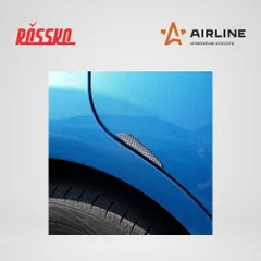 AC-SD-01 AIRLINE Накладки защитные на двери автомобиля противоударные, черный карбон, 4 шт.