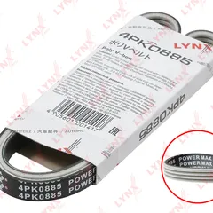 4PK0885-SP LYNXauto Ремень поликлиновой 4PK0885, EPDM