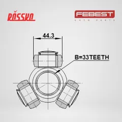 0216-J10 Febest Трипод