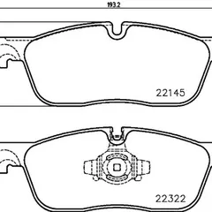 P 36 035 Brembo Колодки тормозные дисковые передние