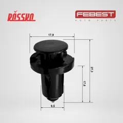 88570-016 Febest Клипса для крепления