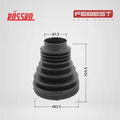 2715P-XC90F Febest Пыльник ШРУС внутренний, комплект, PVC, 103.5x121.5x47.5, правый левый