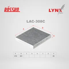 LAC-308C LYNXauto Угольный фильтр салона