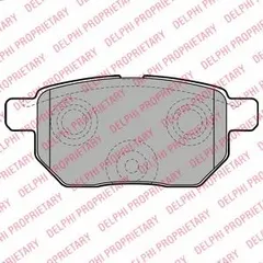 LP2105 Delphi Колодки тормозные дисковые | зад |
