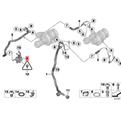 11517629916 BMW Насос водяной электрический