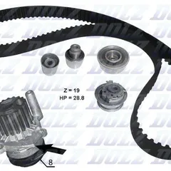 KD100 Dolz Комплект ГРМ с помпой