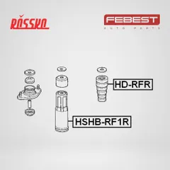 HD-RFR Febest Отбойник заднего амортизатора, задний, правый, левый