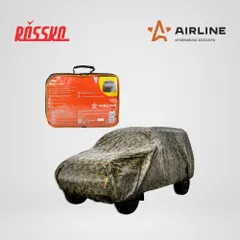 ADCT011 AIRLINE Чехол-тент защитный для автомобиля, размер XL 500х195х160 см, с молнией для двери, летний камуфляж