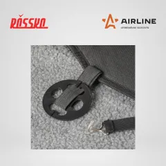 ADHC008 AIRLINE Накидка с подогревом на заднее сиденье 12 В, 35, 45 Вт, 128x49 см, искусственный мех, черная