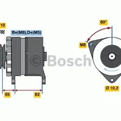 0 986 036 660 Bosch Генератор