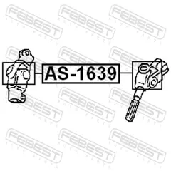 AS-1639 Febest Крестовина ру 16x39 | прав/лев |