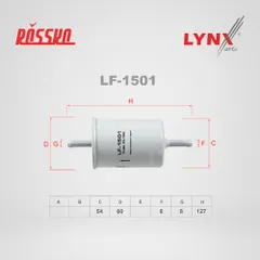 LF-1501 LYNXauto Топливный фильтр