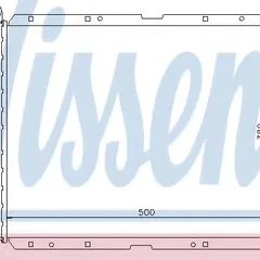 60024 Nissens Радиатор системы охлаждения
