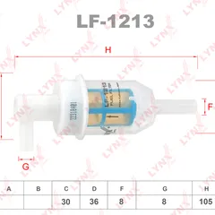 LF-1213 LYNXauto Топливный фильтр