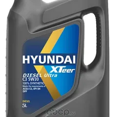 1 051 224 Hyundai/Kia Масло моторное HYUNDAI XTeer Diesel Ultra C3 5W30 5 литров
