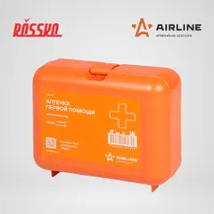 AM-02 AIRLINE Автомобильная аптечка в пластиковом футляре, соответствующая требованиям ГИБДД
