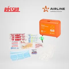 AM-02 AIRLINE Автомобильная аптечка в пластиковом футляре, соответствующая требованиям ГИБДД