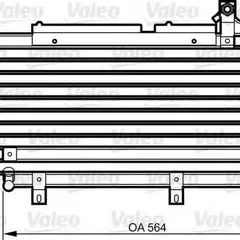 814295 Valeo Конденсатор, кондиционер