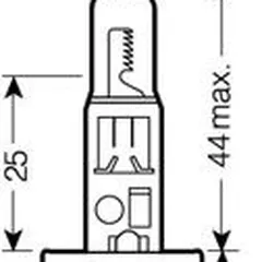 64150ULT-HCB Osram Комплект ламп H1 12V 55W P14.5s ULTRA LIFE, 4 года гарантии, 2 шт, 1 комплект
