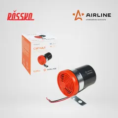 AEBE009 AIRLINE Сигнал звуковой заднего хода, 58 мм, 1200 Гц, 95 дБ, 12, 24 В, HIGH, 1 шт.