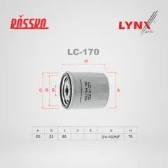 LC-170 LYNXauto Масляный фильтр