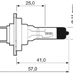 032521 Valeo Лампа Н7 12х55 рx26d ксеноновый эффект