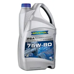 1222100004 RAVENOL Масло трансмиссионное полусинтетическое PSA 75W-80 4 л