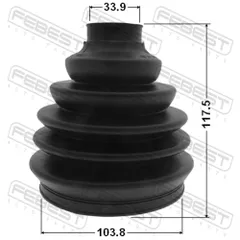 2917P-RRIIIR Febest Пыльник ШРУС наружный, комплект, PVC, 103.8x117.5x33.9, правый, левый