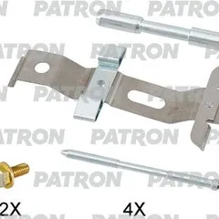 PSRK1327 PATRON Комплект монтажный тормозных колодок дисковых LAND ROVER RANGE ROVER SPORT 5.0 09-
