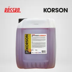 KS20074 KORSON Антифриз готовый раствор G12+ с температурой замерзания -36 градусов Цельсия, красный, объем 20 литров