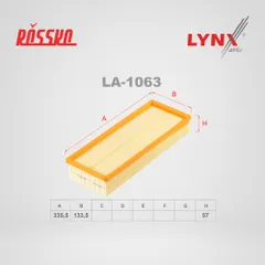LA-1063 LYNXauto Воздушный фильтр