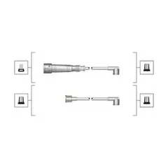 941319170004 Magneti Marelli Комплект высоковольтных проводов