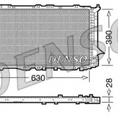 DRM02005 Denso Радиатор системы охлаждения