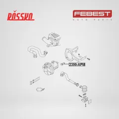 2399-APM Febest Подушка крепления насоса вторичного воздуха, правый, левый