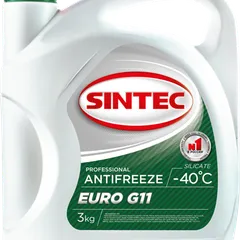 990465 SINTEC Антифриз Euro (G-11, S-11 зелен.) 3кг.