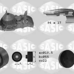3904023 Sasic Комплект ремня ГРМ + насос водяной