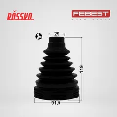 2915-FLIIFT Febest Пыльник ШРУСа внутреннего комплект