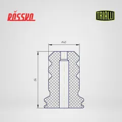BCS 1084 Trialli Буфер (отбойник) 1 шт.+кожух 1 шт. (универс. кмпd10/h84) полиуретан передний задний правый левый