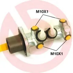 M 23 006 Brembo Цилиндр тормозной главный
