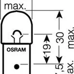 5007 Osram Лампа R5W 12V 5W BA15s ORIGINAL LINE качество оригинальной запчасти, ОЕМ, 1 шт.