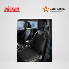 ADHC017 AIRLINE Накидка с подогревом на перед.сид. PRO, 12/24В, 36Вт,встр.пульт., искусст.мех/кожа,черн.