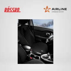 ADHC017 AIRLINE Накидка с подогревом на перед.сид. PRO, 12/24В, 36Вт,встр.пульт., искусст.мех/кожа,черн.