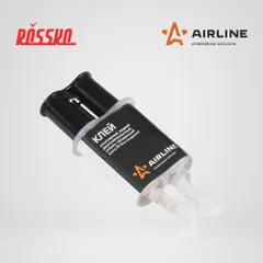 ADGC004 AIRLINE Клей эпоксидный, жидкий двухкомпонентный,шприц, прозрачный, 2*3 мл.
