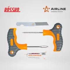 ATRK-8 AIRLINE Ремкомплект для бескамерных шин в прозрачном кейсе