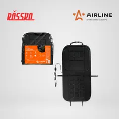 ADHC021 AIRLINE Накидка с подогревом на переднее сиденье 12 В, 35/45Вт, 100*50см, искусств.мех, черная | перед |